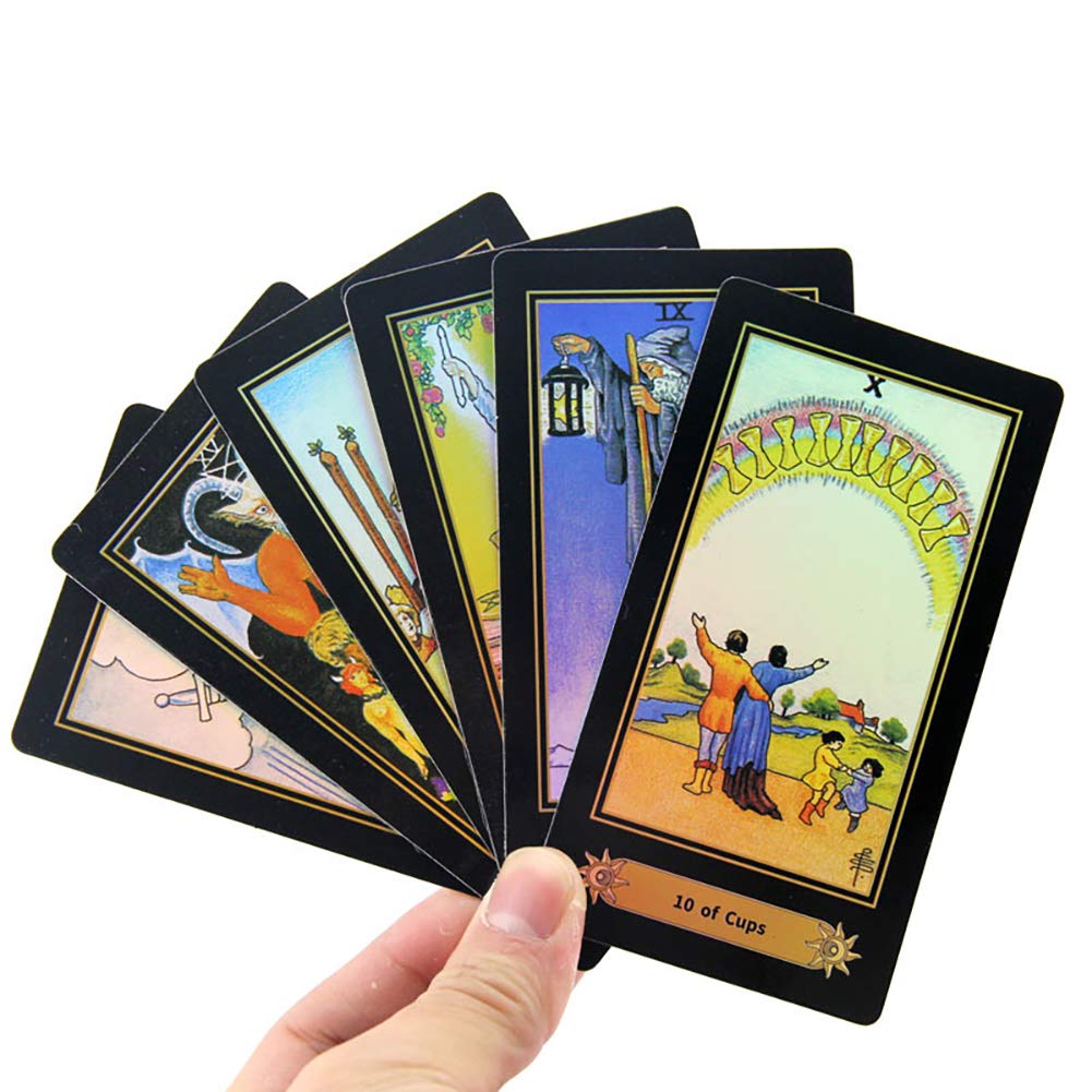 78 Card Tarot Rider Waite Cards for Beginner Deck Vintage Future